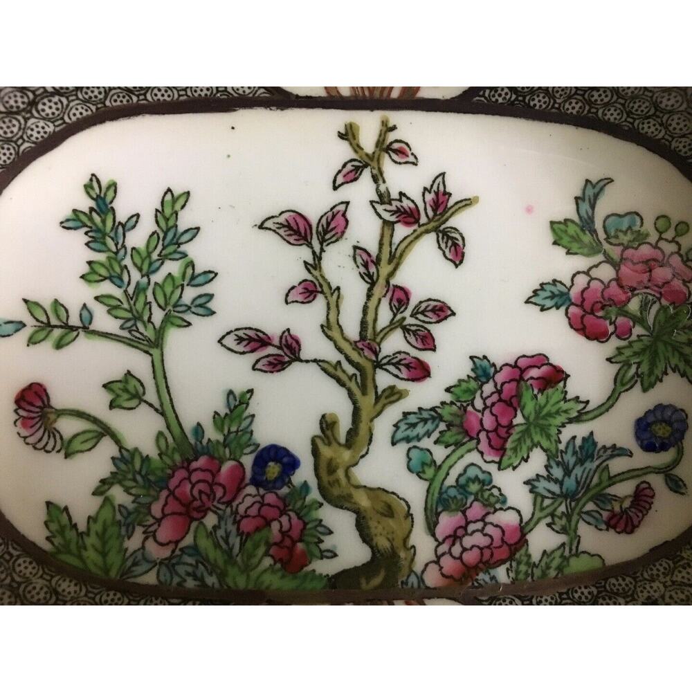 VINTAGE Coalport CHINA Indian Tree Pattern SET OF THREE Oval VEGETABLE Dishes - Picture 2 of 11